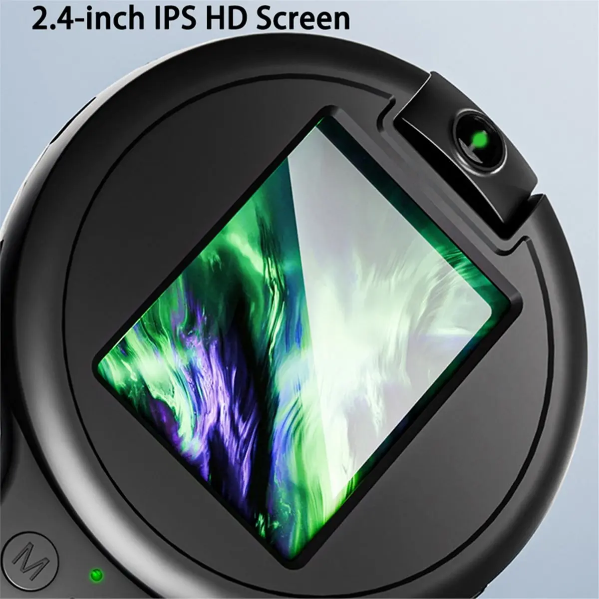 HD Magnifying Glass with Light /UV Light Mode Electronic Digital Microscope Magnifier with 2.4 Inch 50-500x Zoom