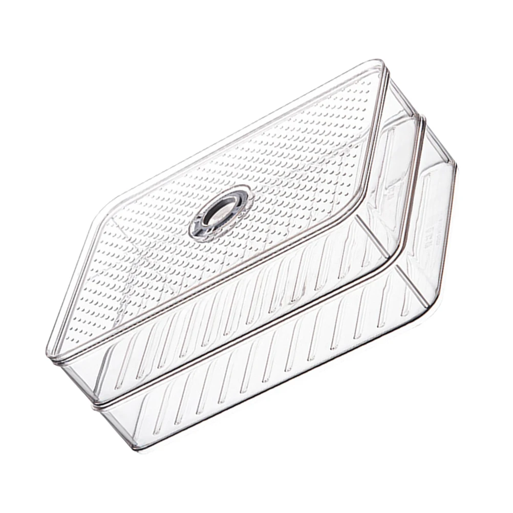 

Quick Freezer Container Cold Food Boxes for Fridge Dedicated Storage with Lids Refrigerator
