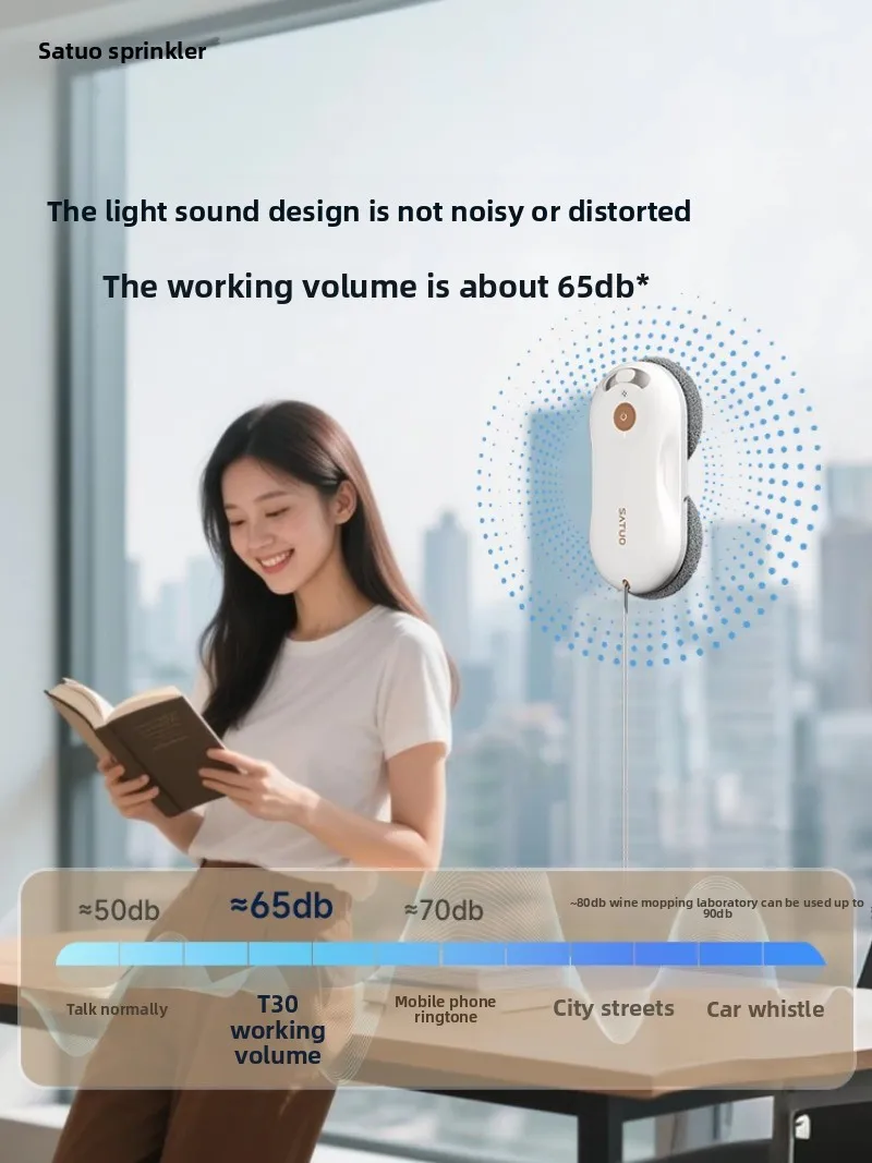 Shadeo T30 Fully Automatic Smart Water Spraying Window Cleaning Robot The Ultimate Tool for High-rise Glass Cleaning