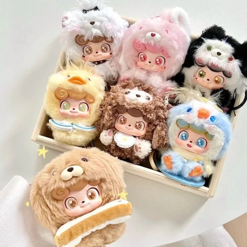 

QKid QPet Series Blind Box PVC Plush Pendant BlindBox Cute Anime Figure Mystery Box Kawaii Vinyl Face Keychain Surprise Bag Gift