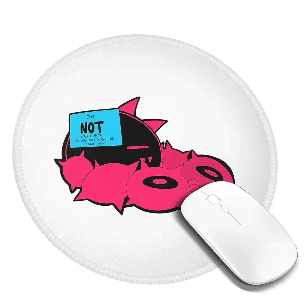 Just Shapes And Beats Blixer Bad Cat Round Mouse Pad Computer Keyboard Mouse Mat Gamer Laptop Desk Mat Office Table Mats