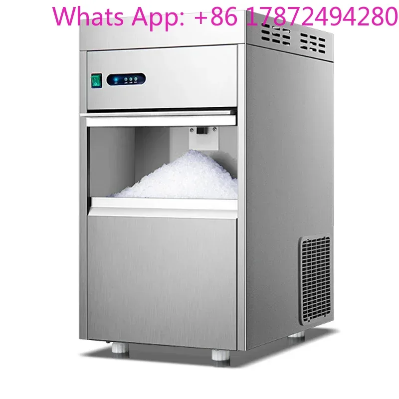 

150kg/Day Snowflake Ice Maker 680W Commercial Fully Automatic Pellet Ice Crusher Vertical Ice Machine BLO-150 Appliance
