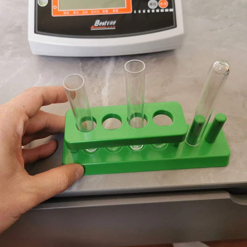 Dual-Gebruik Laboratorium Reageerbuis Rack Met Kolom Lab Levert Chemie Science Onderwijs Apparatuur