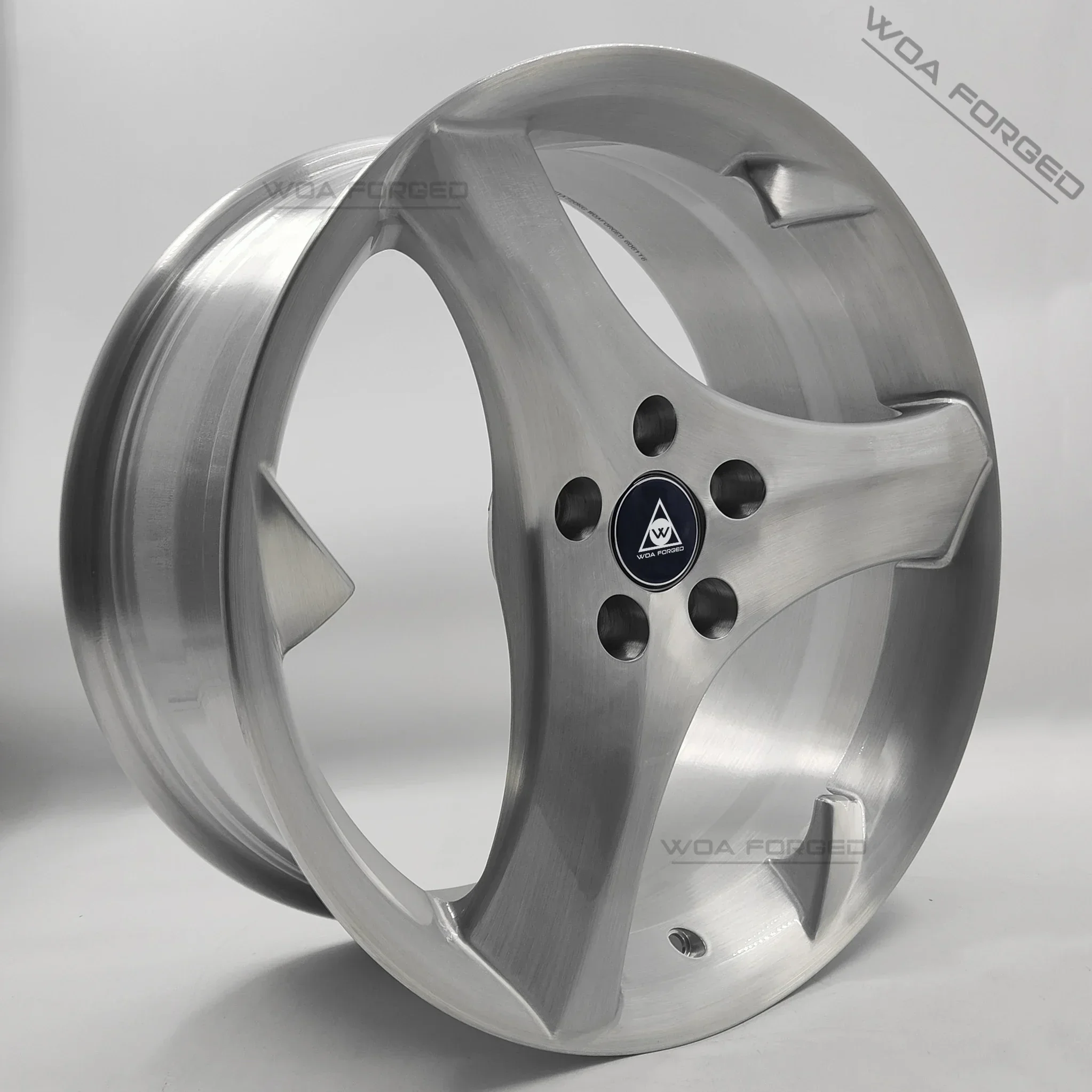 Llantas de coche de aleación forjadas deportivas personalizadas 6061-T6, estilo triangular de 3 radios para Jeep Bronco Mercedes Land Rover Porsche 911