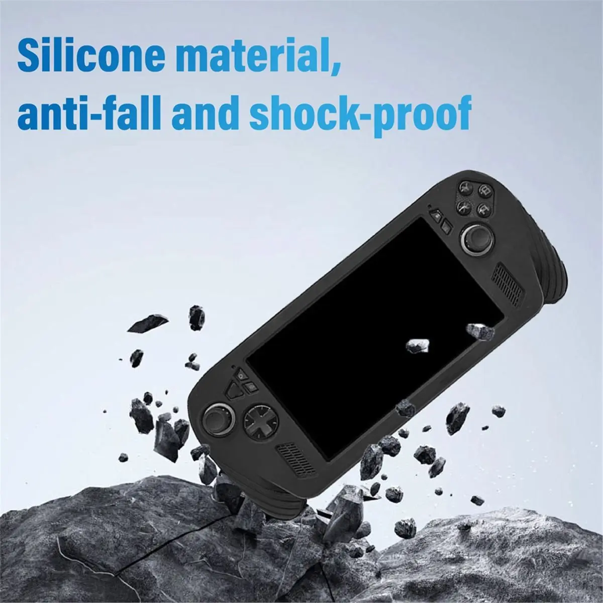 2026 New Silicone Protective Case Fall Protection Ergonomic Handle Grip Shell Soft Cover for Ally X / Ally