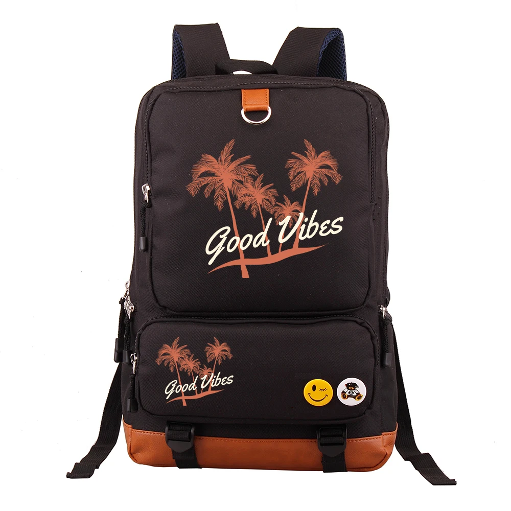 

2026 Coconut Tree 3 Pattern New Cartoon Laptop Backpack, Casual Business Travel Backpack, Large Capacity Middle School Student B