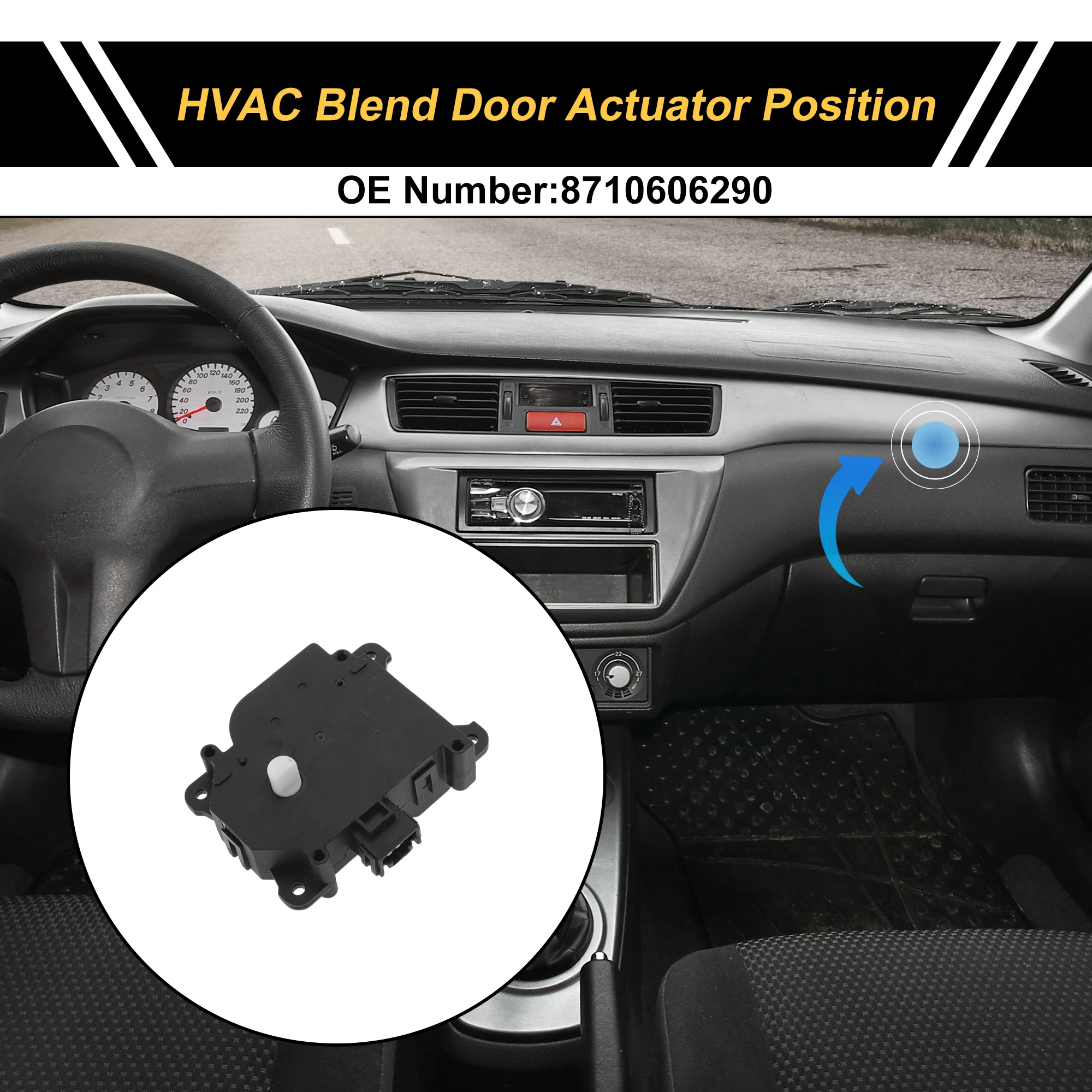 

Привод двери смеси обогревателя UXCELL HVAC для Toyota Camry 2015-2018 No 8710606290