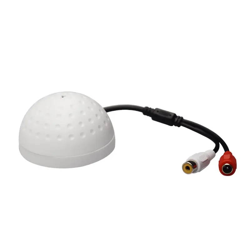 Dedicated Hemispherical High Sensitivity Pickup for Surveillance Cameras, High Fidelity Audio Collector, High-definition