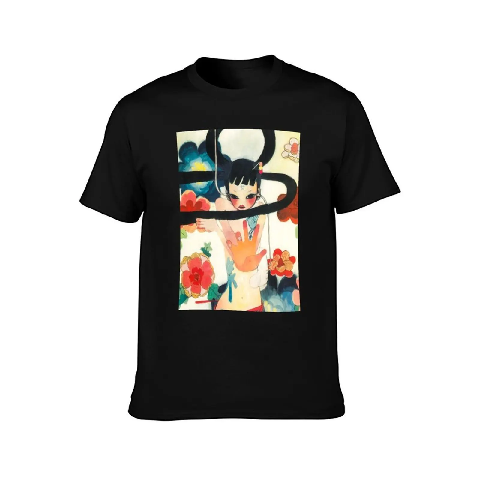 Clouds T-Shirt, Summer Casual Cotton Tee, Oversized Streetwear Tops, Vintage Graphic Print, Loose Fit Short Sleeve, 100% Cotton