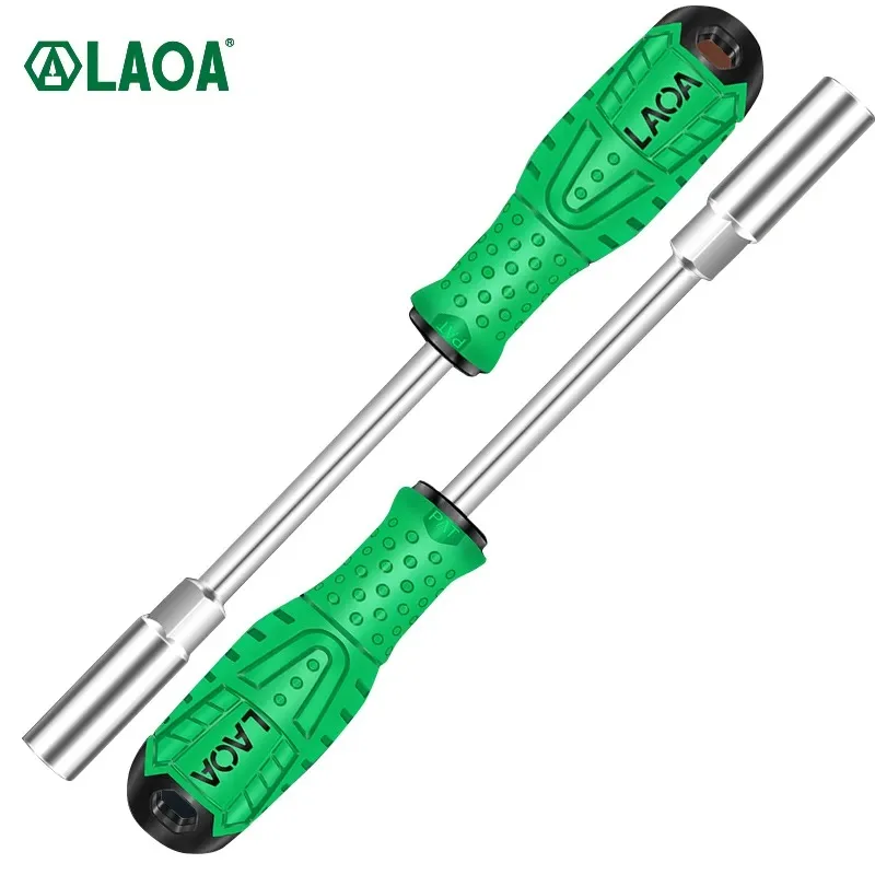 LAOA Deep Hole Sleeve Screwdriver Chrome-vanadium Steel Hex Socket Wrench Deepening Socket Screwdriver