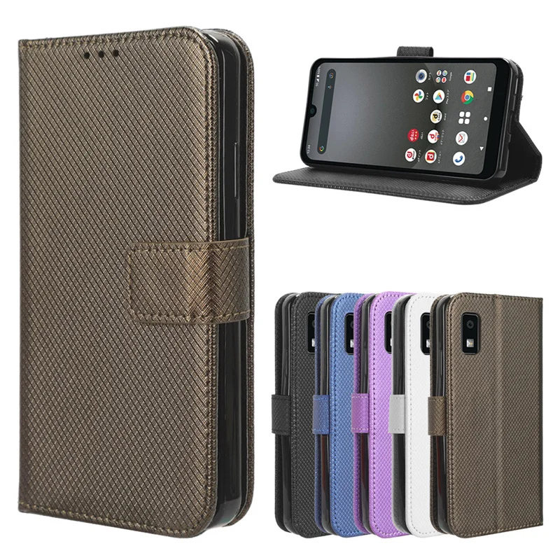 For Sharp Aquos Wish3 Case Leather Magentic Book Stand Phone Funda Coque Cover For Sharp Aquos Wish Phone Kılıfı Shell Coque