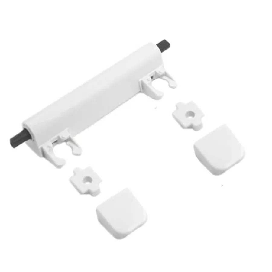 

Toilet Seat Parts, Toilet Cover Repair Kit 1150464-0/1109093-0 Hinge Kit Hinges Assembly for Elongated Toilet Seat Compatible w