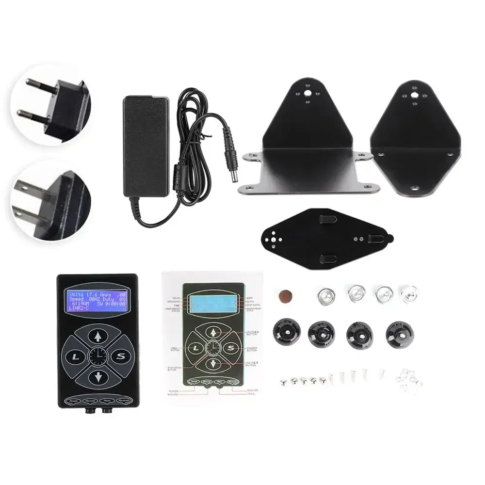 HP-2 LCD Digital Display Tattoo Power Supply Permanent Microblading Rotary Tattoo Machine Liner Shader Tattoo Accessories