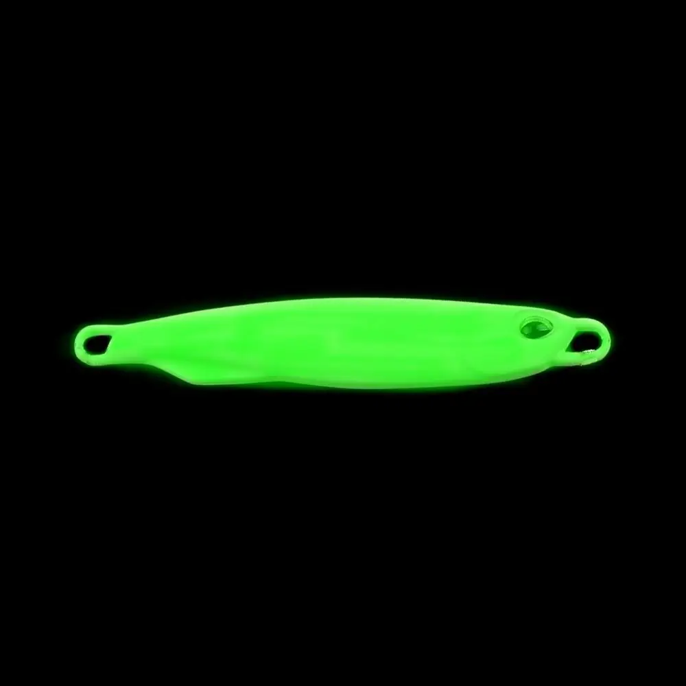 1Pcs Iron Plate Luminously Fishing Bait Metal 10g/15g/20g/30g/40g/60g Iron Board Fishing Lure Jigging Hook Long Casting