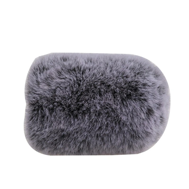 

ADWE Universal Microphone Outdoor Artificial Furry Windscreen Fur Windshield Wind Muff for AT2020 Condenser Microphone