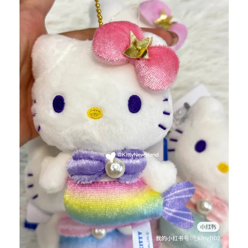 KT Japan's 50th Anniversary Exhibition Limited Sanrio Kitty Mermaid Series Bag Pendant Phone Chain Cartoon Kawaii Birthday Gift