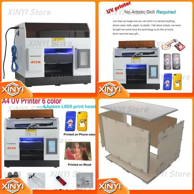 Digital Mug Printing Machine A4 Uv Printer for Phone case Printing