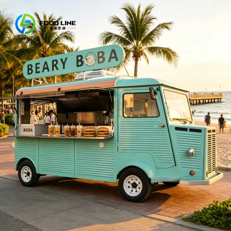 Coffee Tea Boba - Electric Mobile Food Truck Customized Boba
