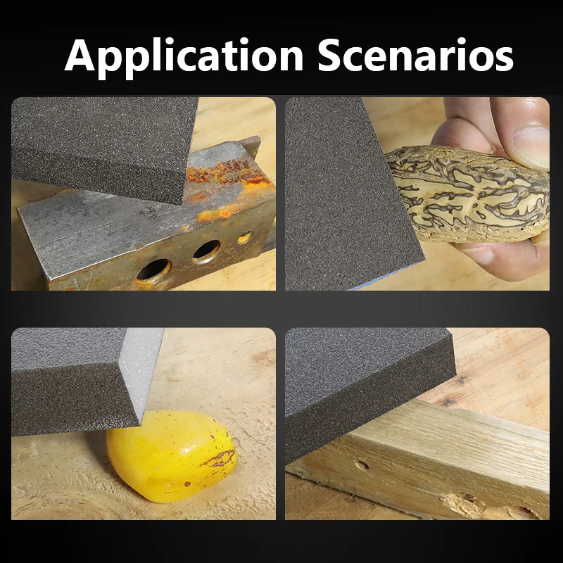 Sanding Sponge Blocks 60 Grit ~ 600 Grit Sponge Sanding Block Wall Grinding Sponge for Metal Plastic Wood Paint