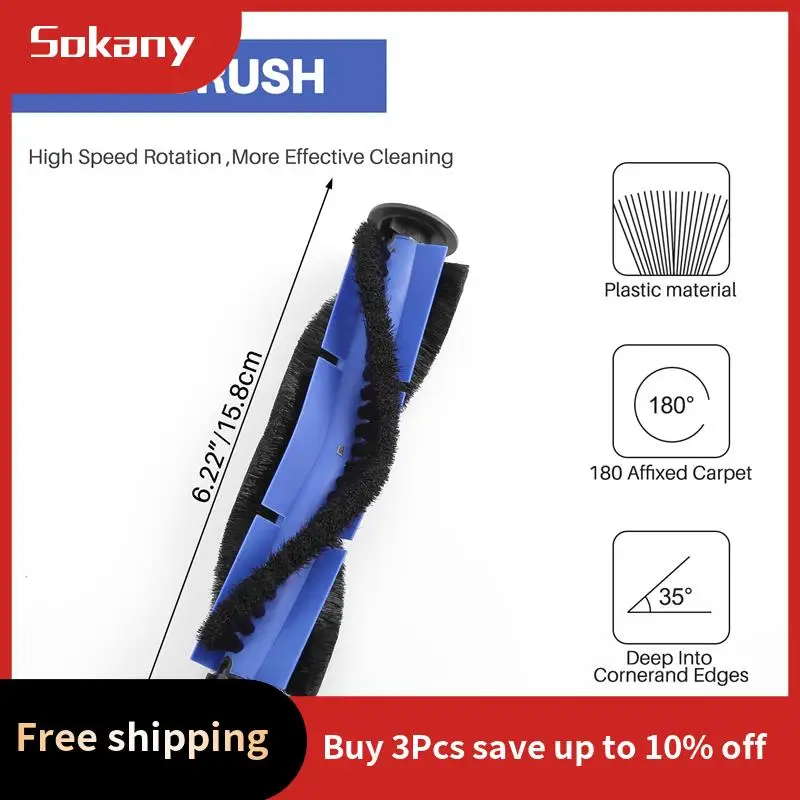 

A68M-Сменный комплект, совместимый с Eufy Robovac 11S Robovac 30 Robovac 30C Robovac 15C Robovac 12, аксессуары, вакуумные фильтры, боковой B