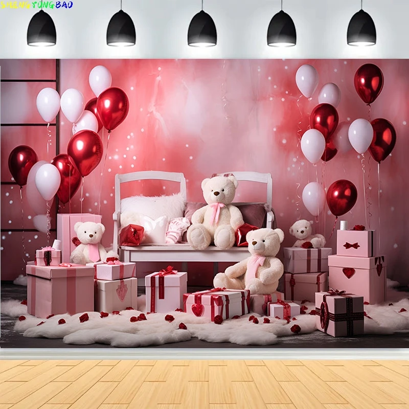

Baby Shower Happy Birthday Party Photography Backdrops Newborn Kids Air Balloon Princess Tropical Jungle Photo Background BB-34