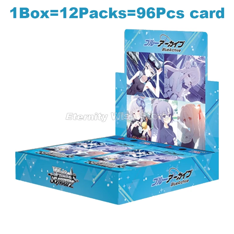 Original Weiß Schwarz Blue Archive Card Anime Japanese Supplement Pack WS Collection Cards Schoolgirl Board Game Children Gifts