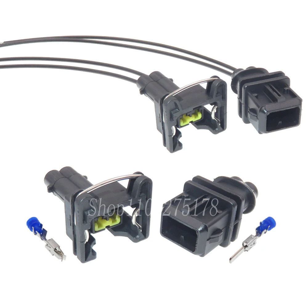 1 Set 2 Pin 368354-1 1928402448 106462-1 Automotive Fuel Injector Plug Car Temperature Sensor Wire Socket Auto Accessories