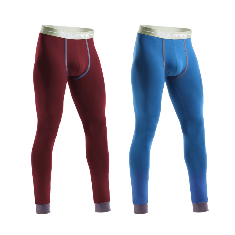 Herren Dünne Einteilige Thermohose, Slim Fit Baumwoll-Unterziehhose für Herbst und Winter