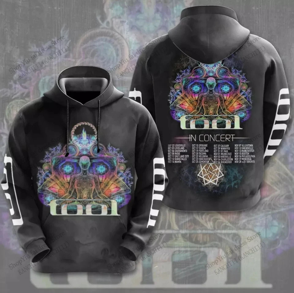 New Rock Band Tool 3d Print Hoodie Men Women Fashion Pullover Hoodie Sweatshirt Hip Hop Tracksuit Mens Clothing Unisex Moletom