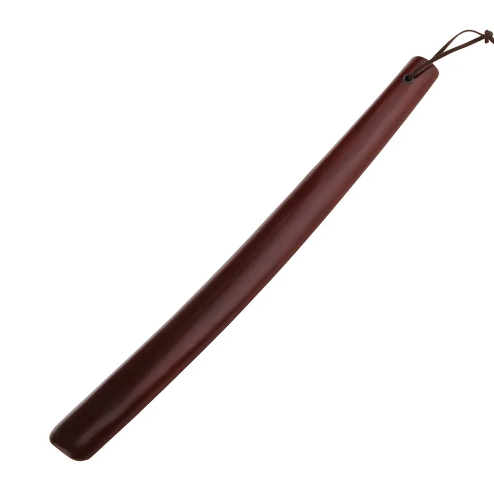 

Solid Wood Shoehorn Long Handle Shoe Extractor Lifter Wooden Shoes Elderly Gift High Heels Shoes Household