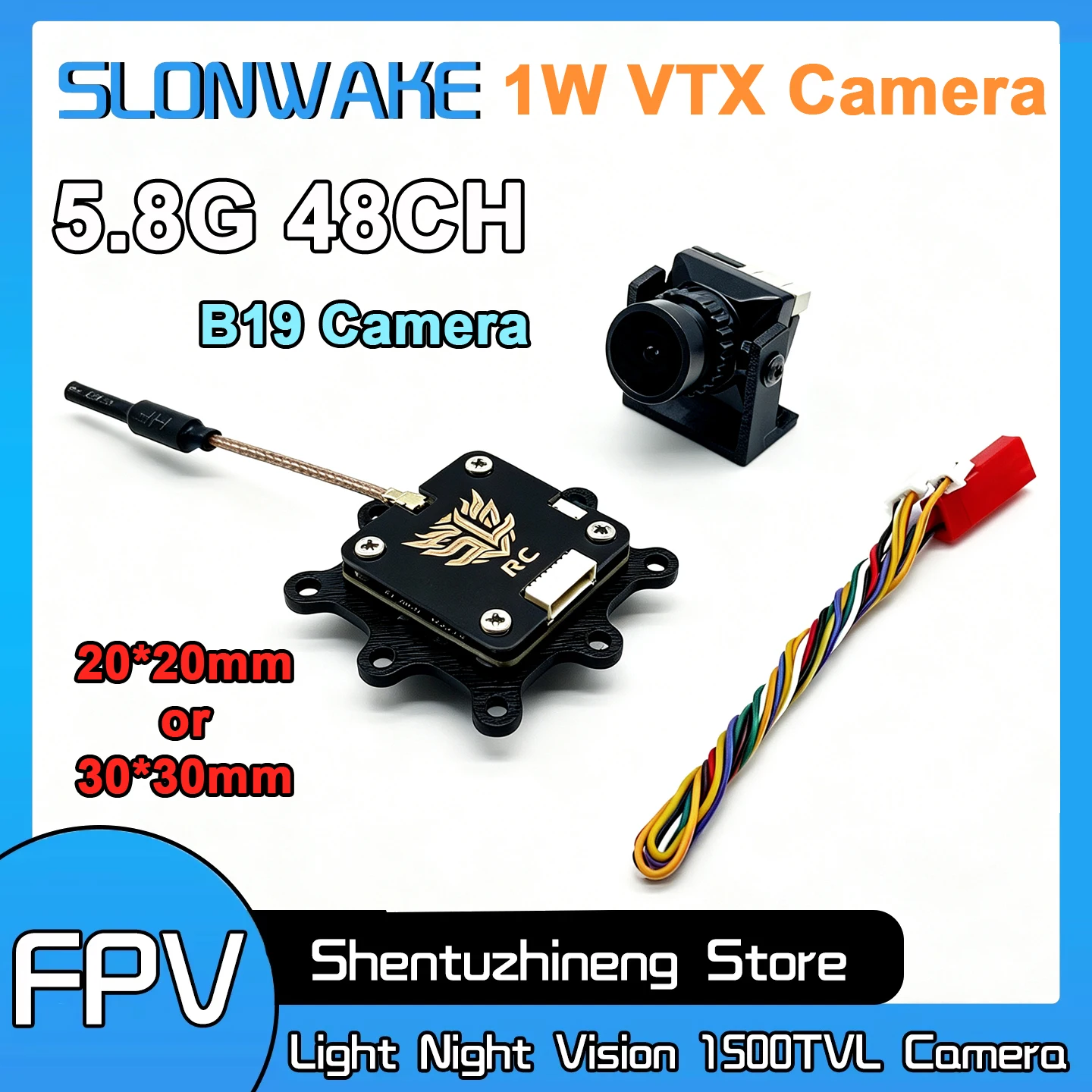 Gebrauchsfertiger SLONWAKE 5.8 – Fpv Drone Camera Bewertung und Preis