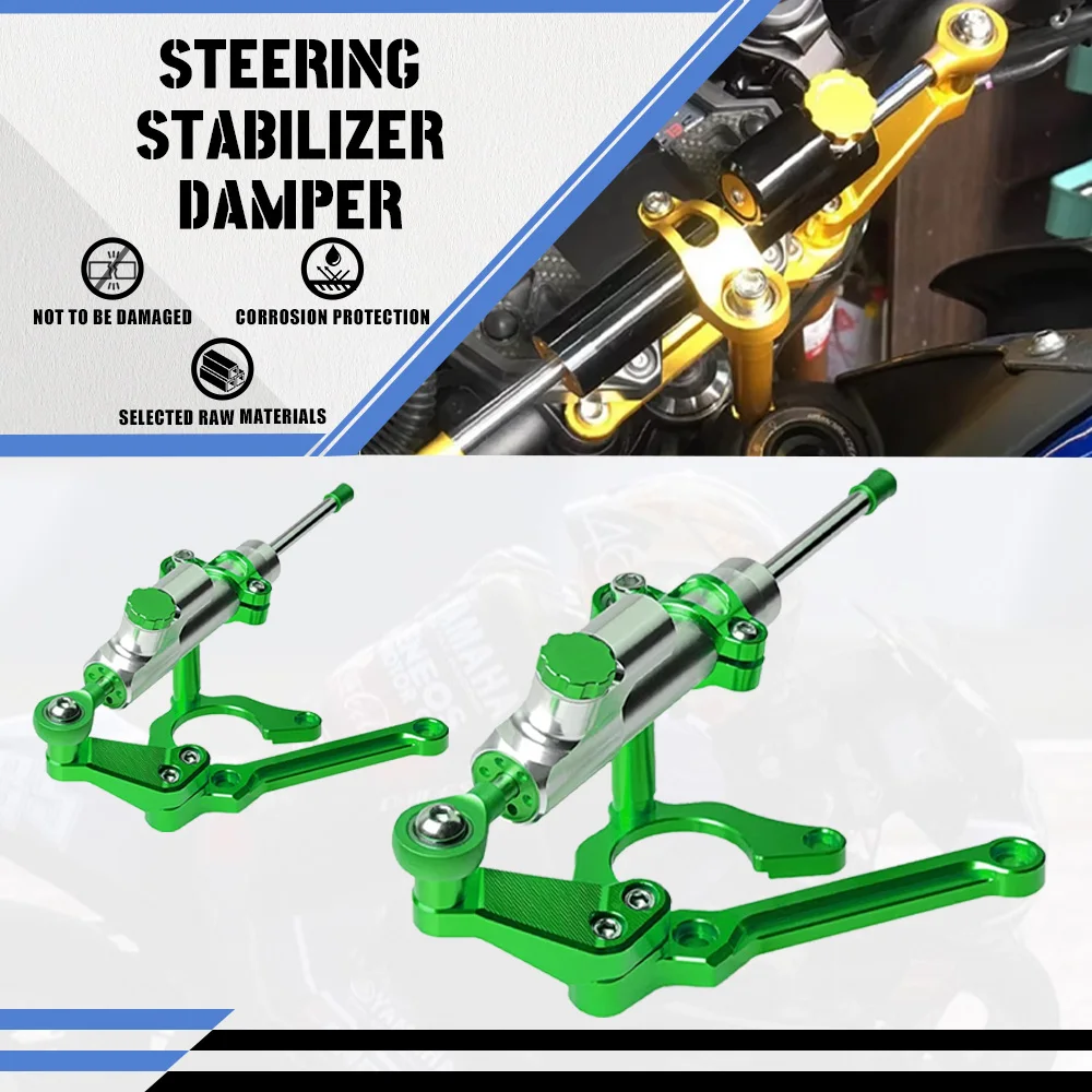 

FOR KAWASAKI Z900 Z 900 2017-2021 2022 2023 2024 Adjustable Motorcycles Accessories Steering Stabilize Damper Bracket Mount Kit