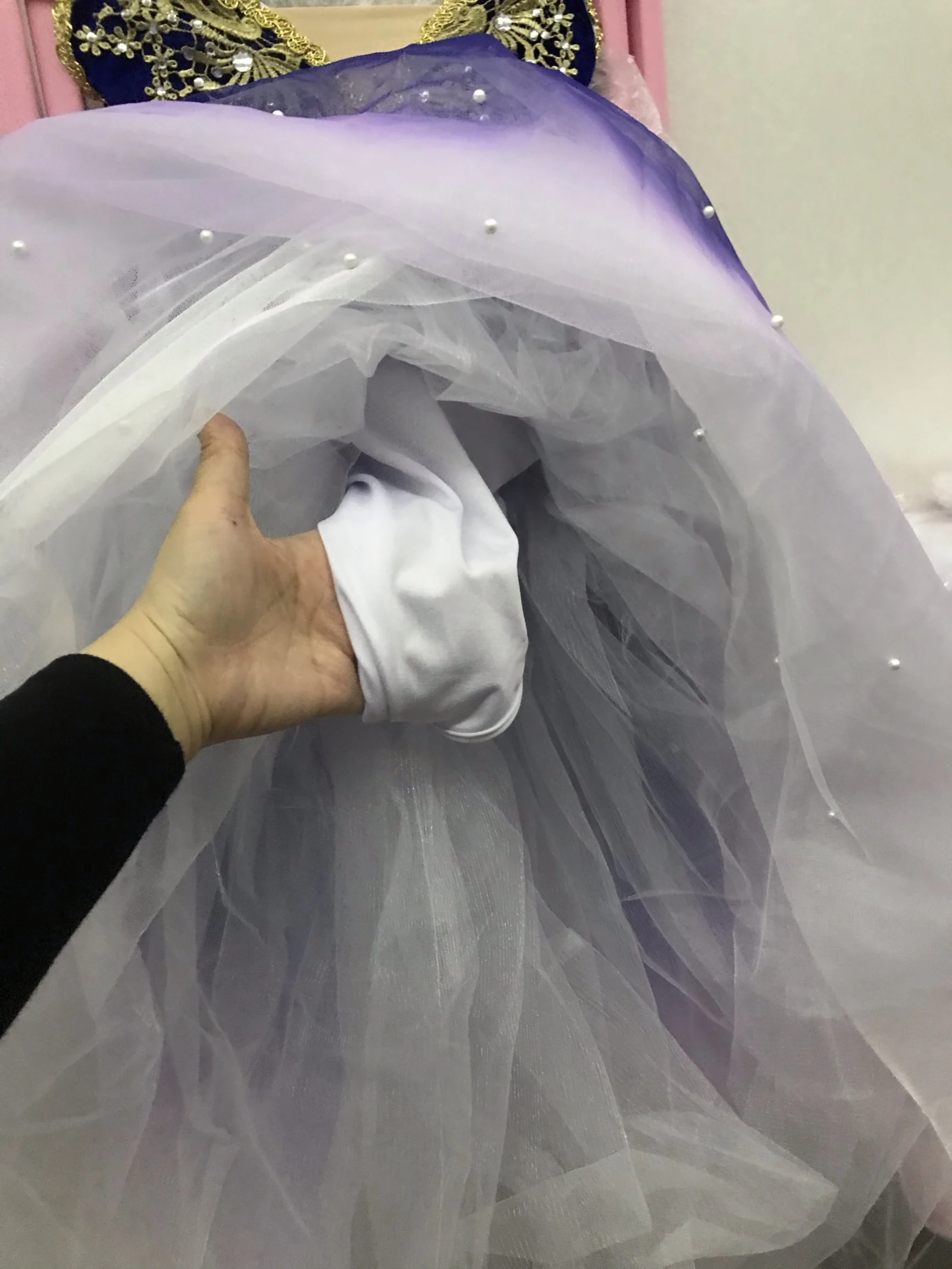 Vestido tutú de Ballet largo profesional, bailarina azul degradado, trajes de Ballet para niños y adultos, vestido de Ballet para fiesta y baile para mujeres y niñas