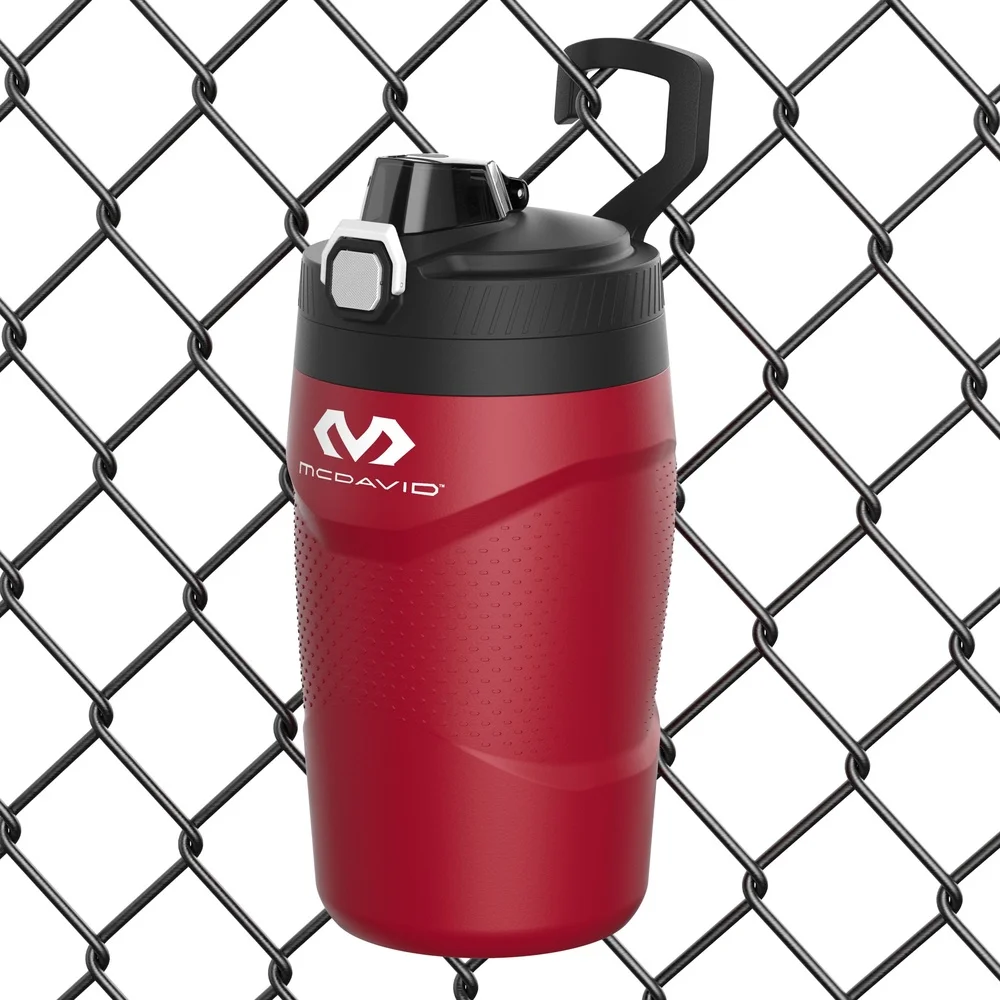64oz Insulated Water Bottle Foam Jug Leak Proof Lid Carry Loop BPA Free Ideal Sports Outdoors Practice Activities