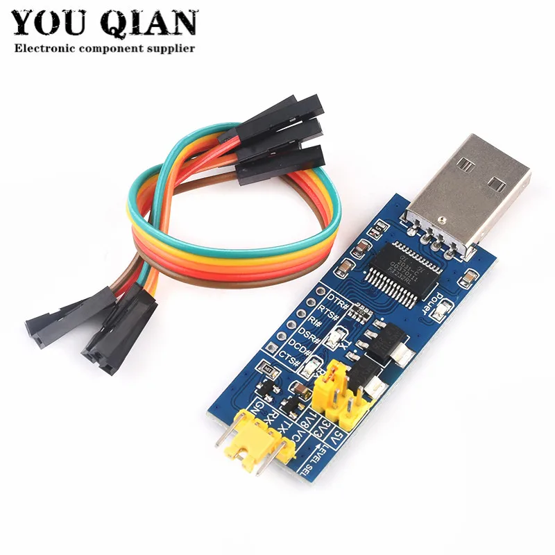 FT232RL serial port module USB to TTL serial port small board 5V 3.3V 1.8V level Download the burn line