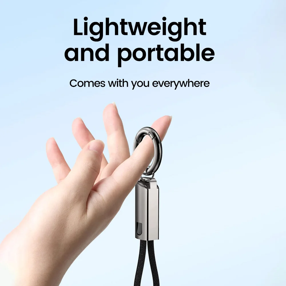 Porte-clés USB Type C cordon de données PD65W USB C à Type C câble 3A charge rapide 10CM câble court Type C pour iPhone 15 Xiaomi Samsung