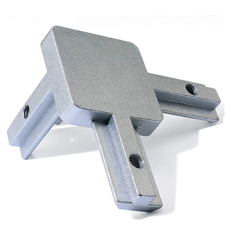 12Pc 2020 Series 3 Way End Corner Bracket Connector For European Standard 6Mm T Slot 20X20mm Aluminum Extrusion Profile