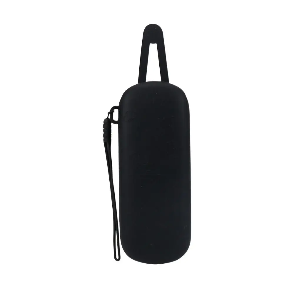 

Solid Color Silicone Sunglasses Bag Waterproof Soft Eyeglasses Holder With Hanging Rope Eyeglass Box Cosmetic Storage Bag