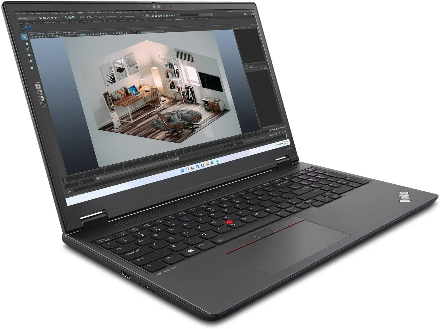 

Lenovo ThinkPad P16v Gen 2 Intel Core Ultra 9 185H 16 WQUXGA 64GB RAM 2TB SSD RTX 3000 Ada Backlit KYB Fingerprint