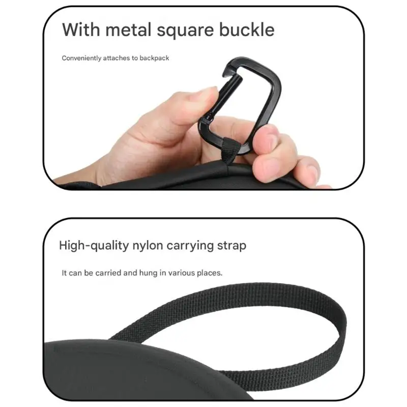 Portable Hard Case For Gaming Noise Canceling Headphones Storage Protective Bag  D2RC view 5