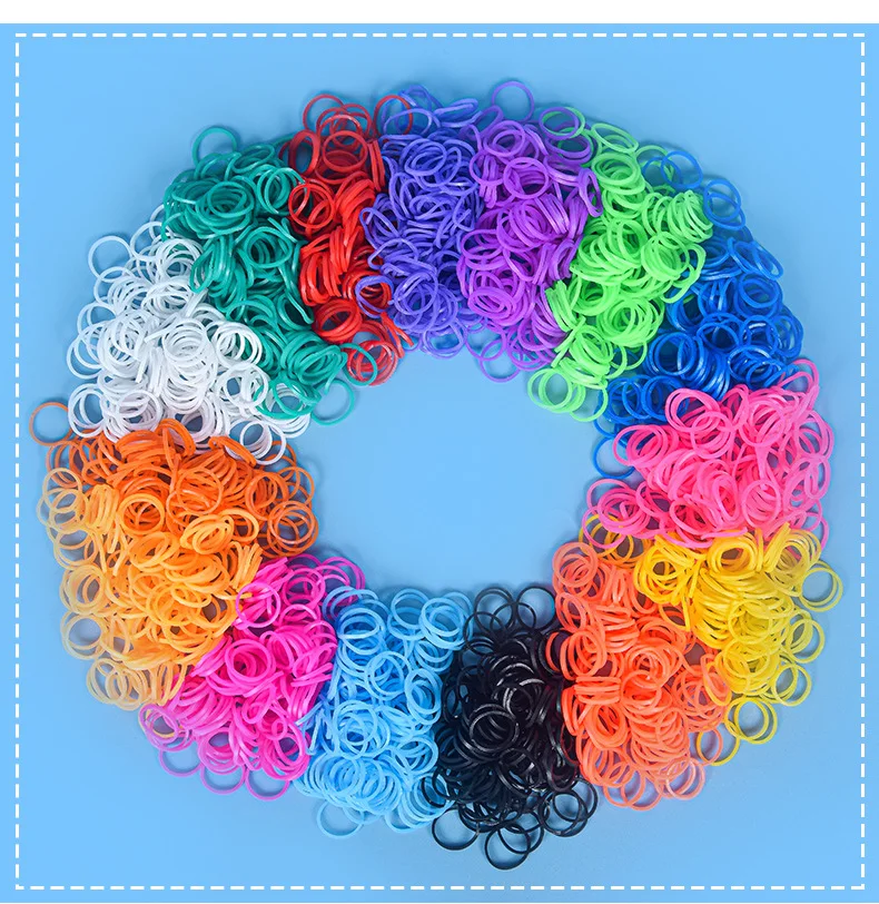 600Pcs Refill Loom Rubber Bands for Kids