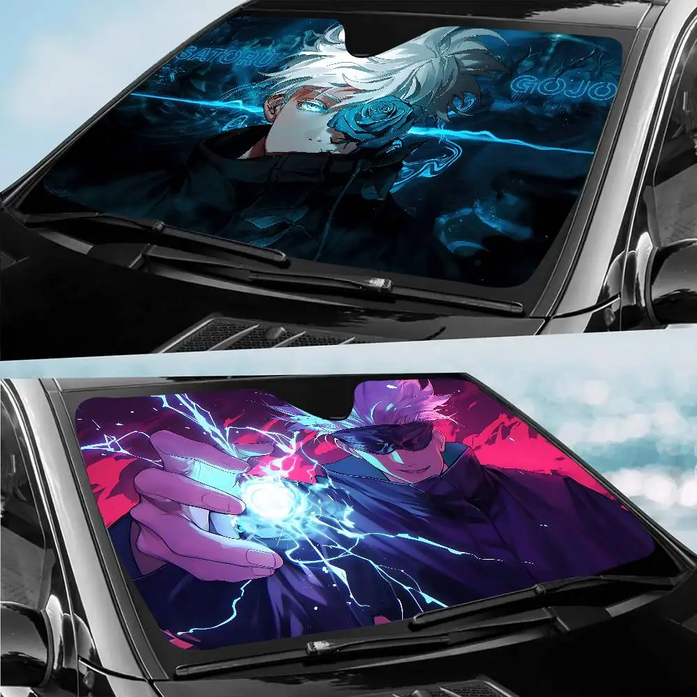 

Anime J-jujutsu K-kaisen Gojo Satoru New Personalized Windshield Sunshade Car Window Windshield Cover Car Sunshade Car