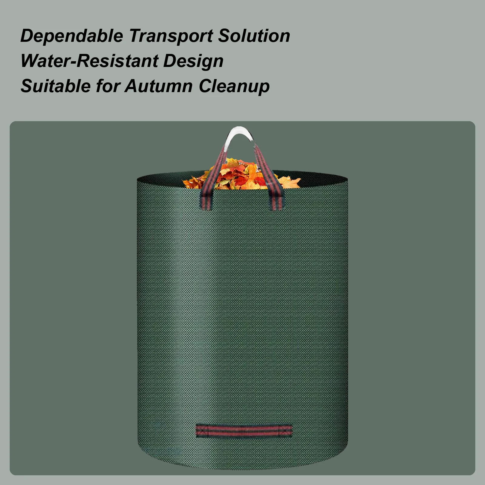 

Lawn Waste Bag 272L Foldable Reinforced Garden Reusable Leaves Bags For Garage Beach Backyard Park Playground Driveway Grass