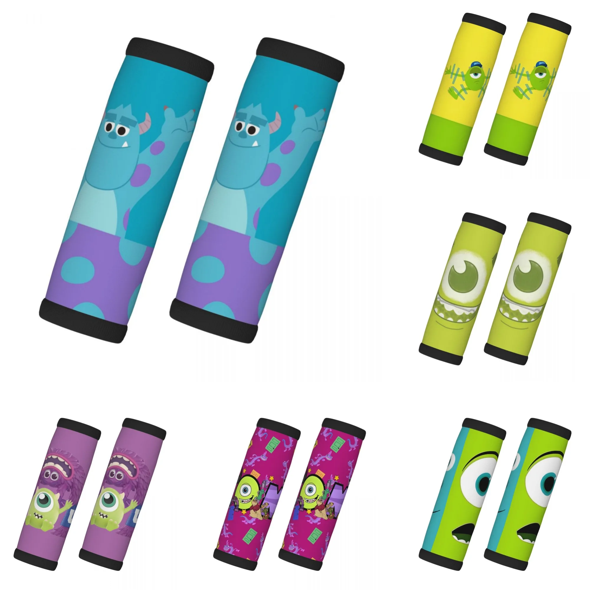 

Custom Monsters University Anime Luggage Handle Wrap Suitcase Identifier 2 Pack For Door Handle