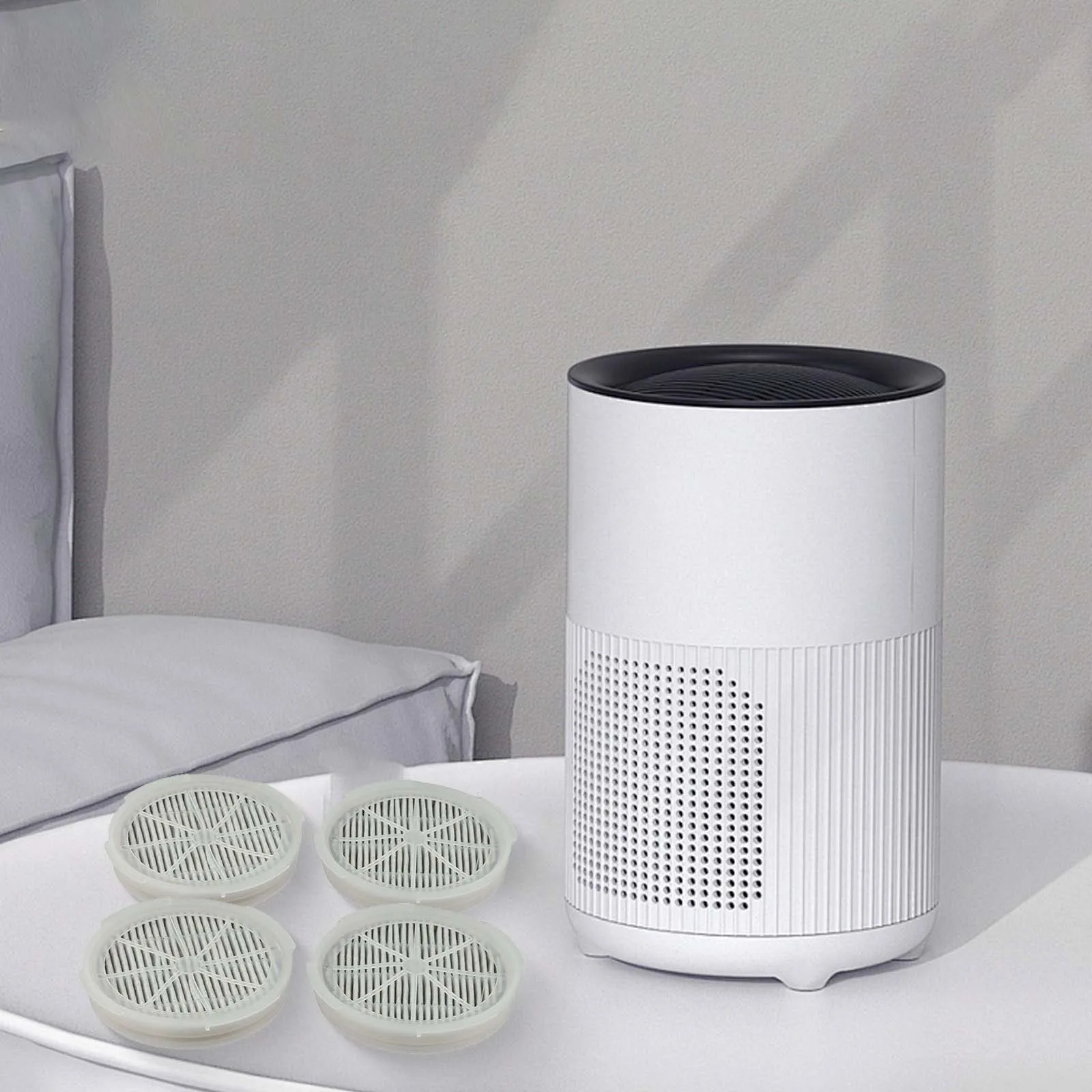 

4-Pack Filter Activated Carbon Filter Home Air Cleaning 4.2*4.2*1.6cm 4 Pack Activated Carbon Filters Carbon Air Filter