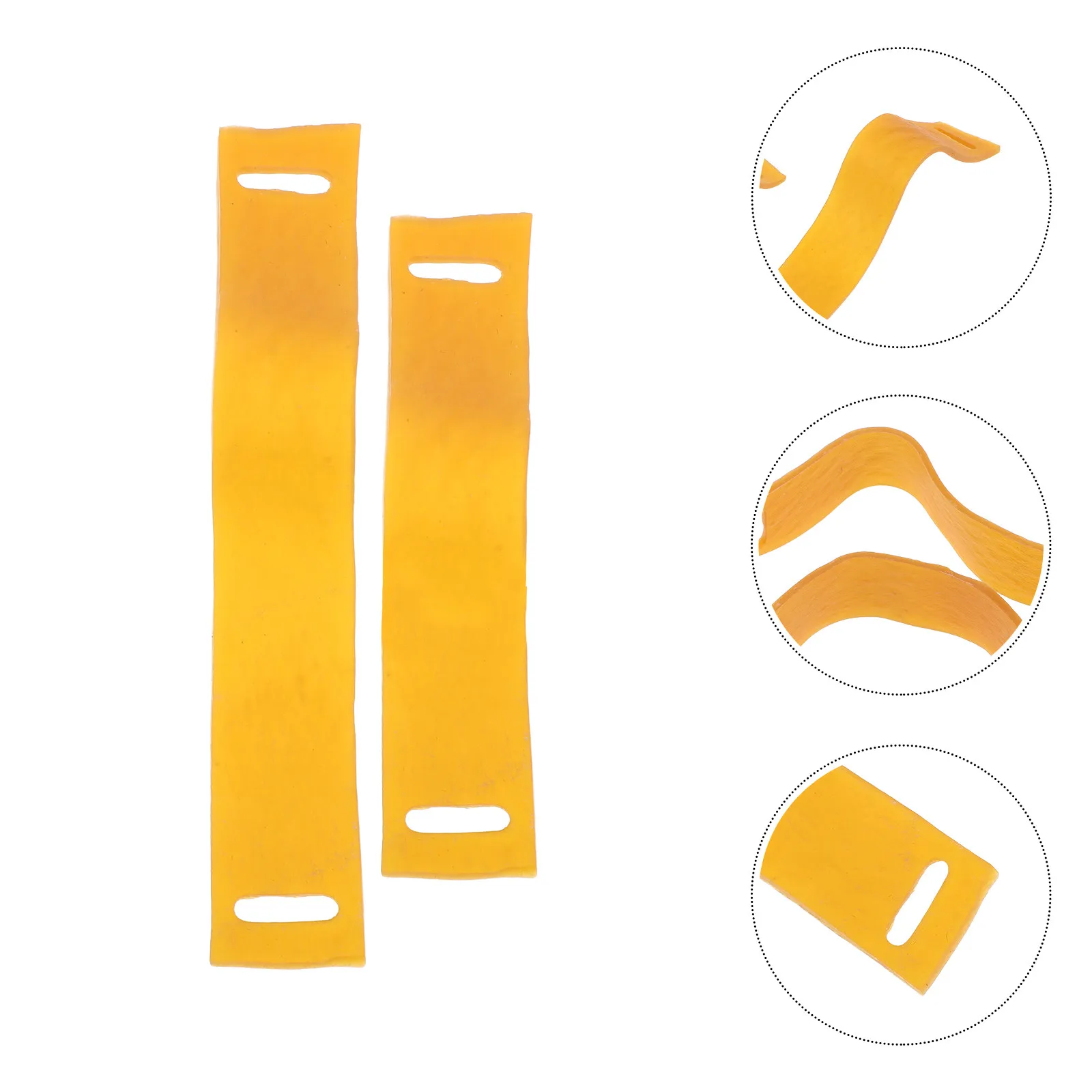 

20Pcs Perm Rod Rubber Bands Replacement Set Dual Length 3.1inch 4.3inch Flexible Gentle Curling Rod Bands for Women No Crease