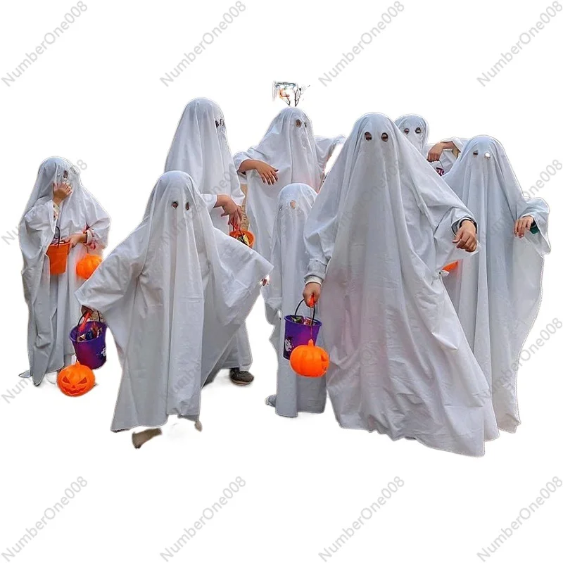 

Halloween children's costume ghost costume cosplay clothes female costume parent-child adult cape cape