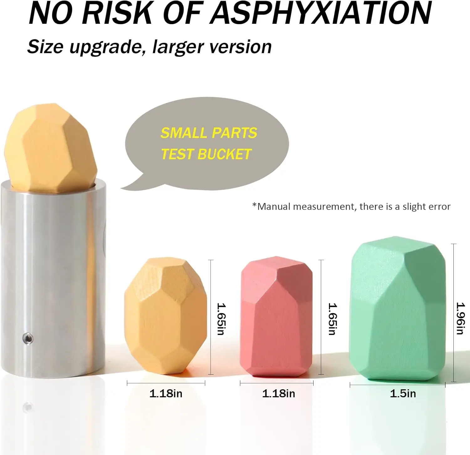 36 個のモンテッソーリ木製分類スタッキング岩石、感覚幼児学習おもちゃ、子供の誕生日用ビルディングブロックゲーム