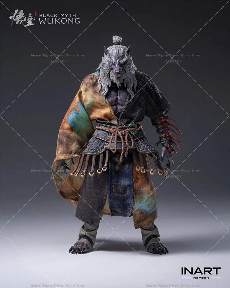 1/12 Scale Wolf Demon Guangzhi Double-bladed Red Tide 6-inch Full Set Action FigureSoldier Height About 17.3CM INART MAG G0008