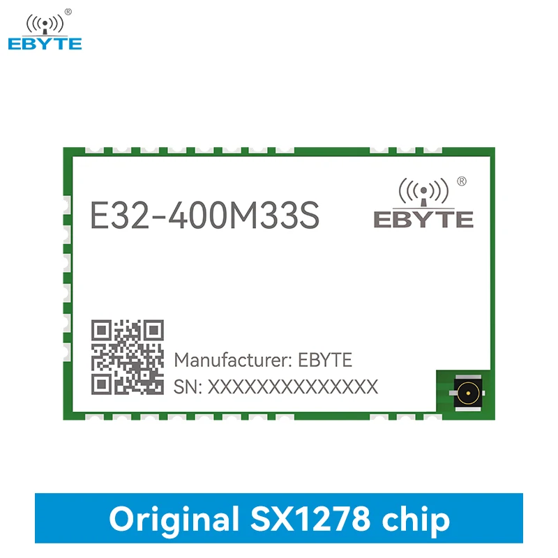 SX1278 LoRa Spread Spectrum 433/470MHz 2W Power SPI 33dBm EBYTE E32-400M33S 16KM Long Distance PA LNA IPEX Stamp Hole Antenna